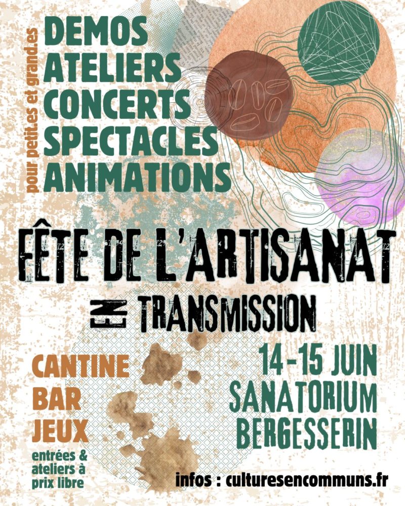 A VENIR / 15 Juin : Porteuse de Paroles Slamée à la Fête de l’Artisanat en transmission…